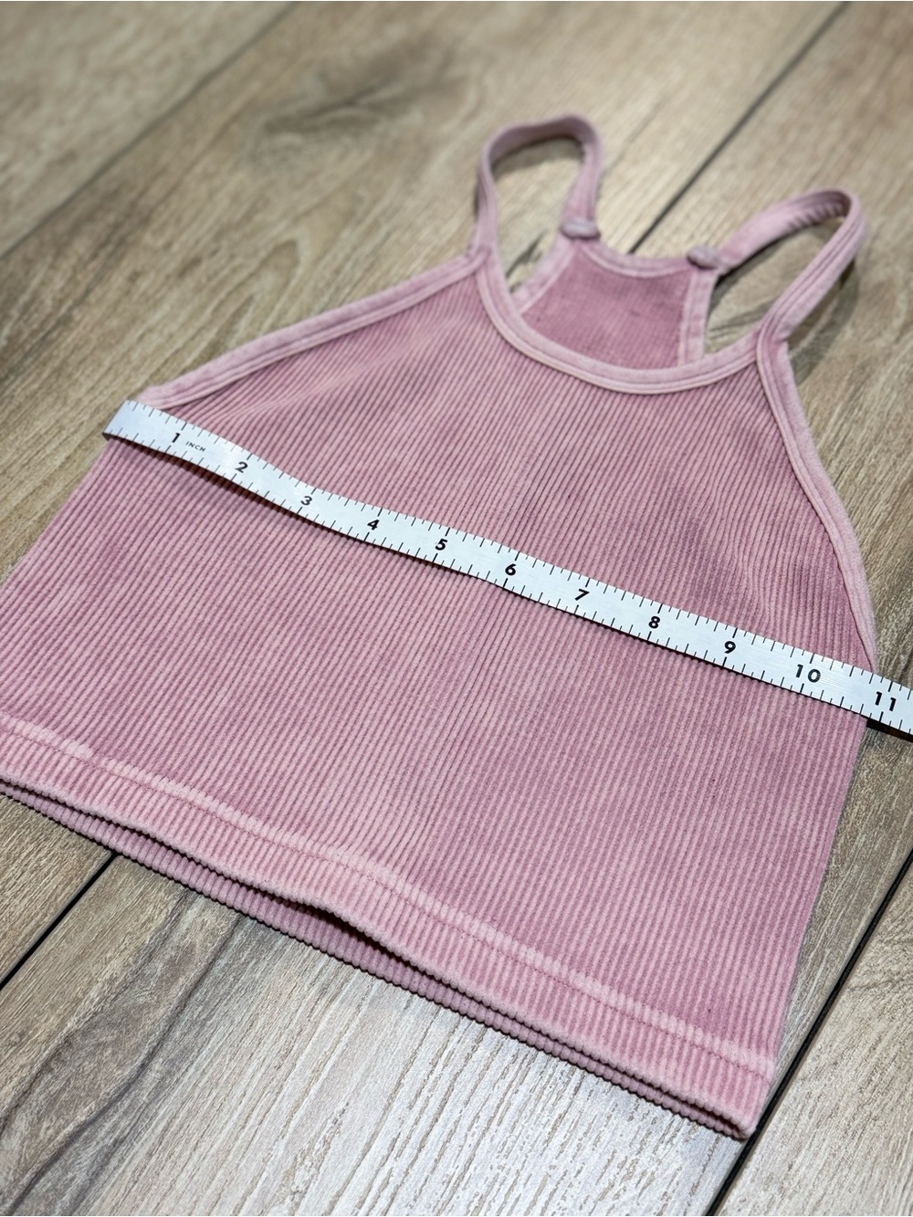 Free People Movement Happiness Runs Ribbed Crop Tank Top Pink XS/S - Picture 8 of 9